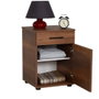 Hanah Home Mesilla de noche Kmd-511-Oo-1 Oslo y Nogal